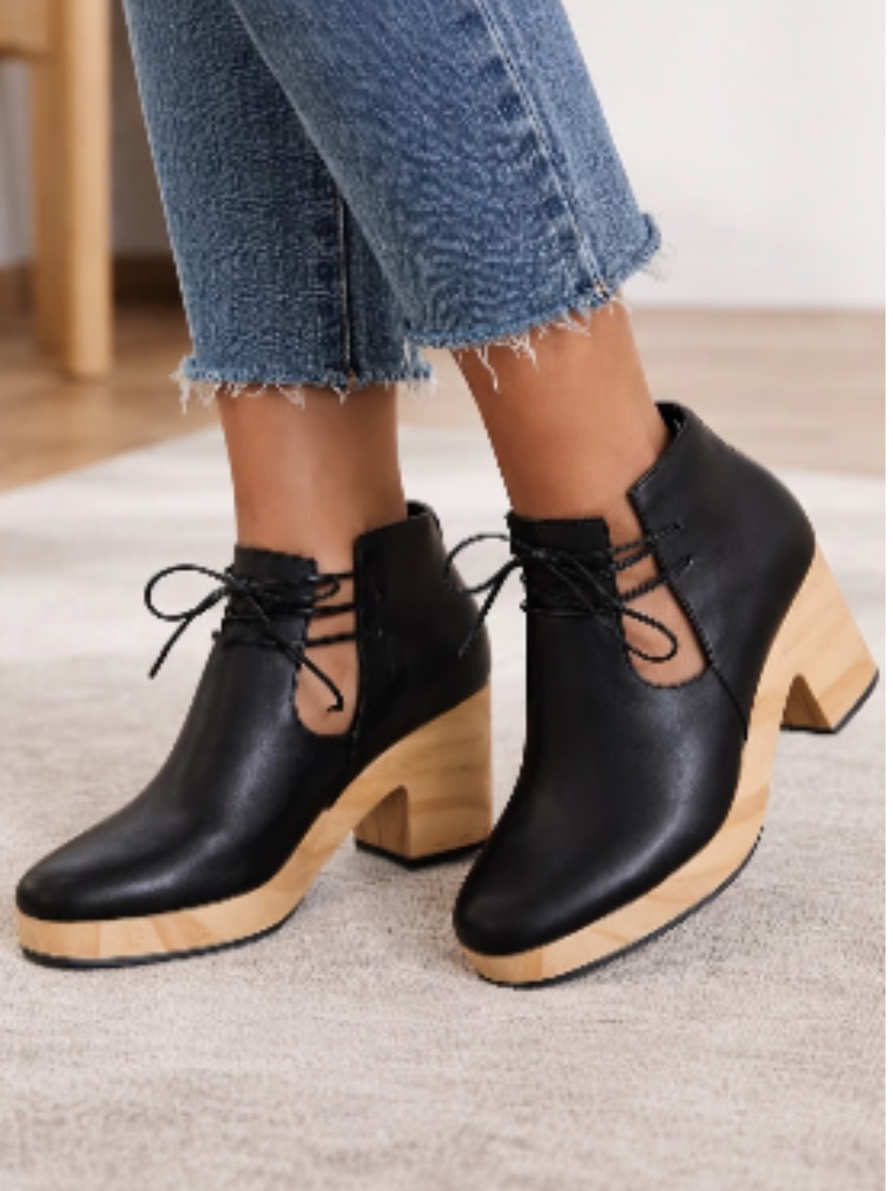 Kelsi Dagger | Women’s Espresso Brown Leather Brooklyn North Ankle Clog Size 6.5